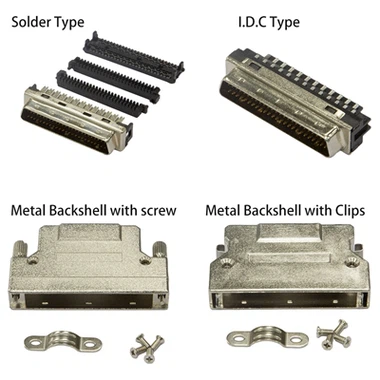 Какво представлява HD 50-пинов SCSI конектор?